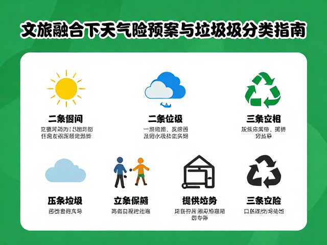 文旅融合下天气风险预案与垃圾分类回收指南