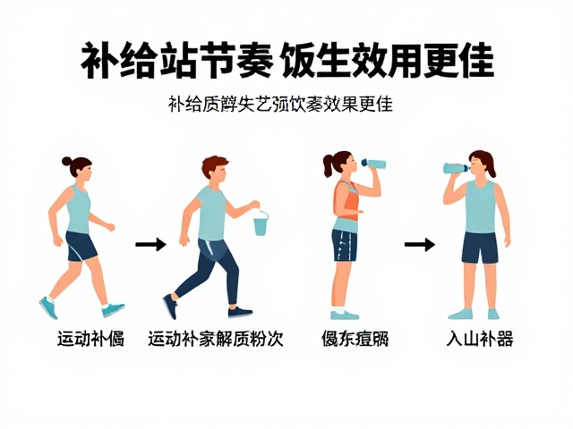 运动补充电解质粉包，严格按补给站节奏饮用效果更佳