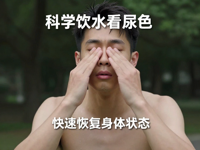 科学饮水看尿色,起跑阶段少量润口,快速恢复身体状态