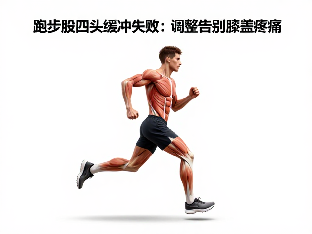 跑步股四头肌缓冲失效?调整配速与跑姿,告别膝盖疼痛