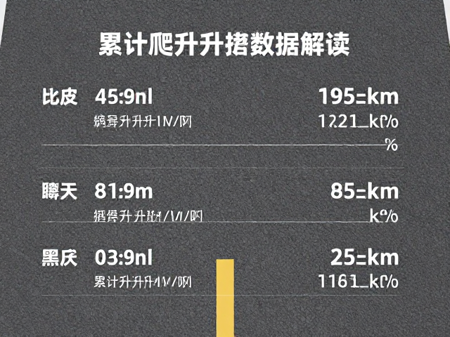 柏油路面骑行常识,累计爬升数据解读与赛道选择指南