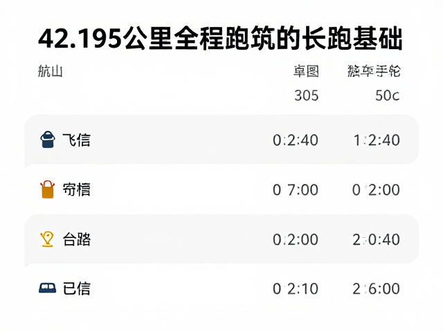 42.195公里全程跑,用最大摄氧量强度筑牢长跑基础