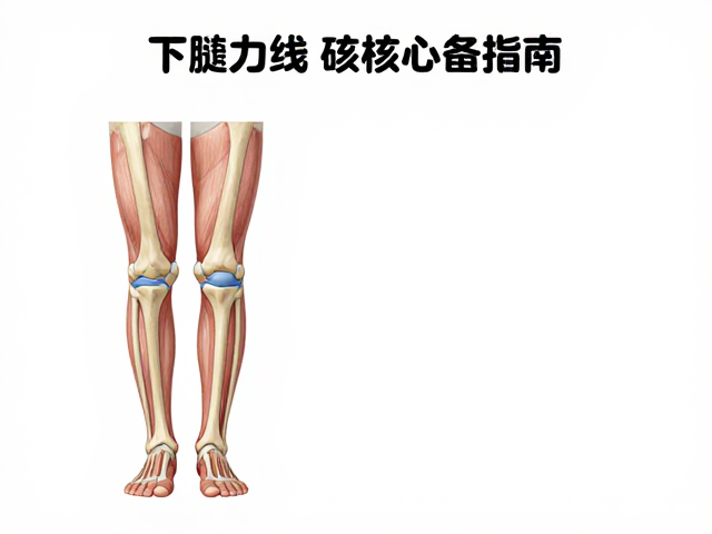下肢力线矫正，改善步幅与下肢维稳的核心训练指南