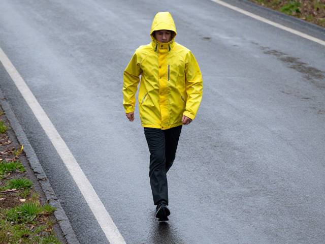 湿滑路段防滑跑法,轻量防雨外套选购与户外安全指南