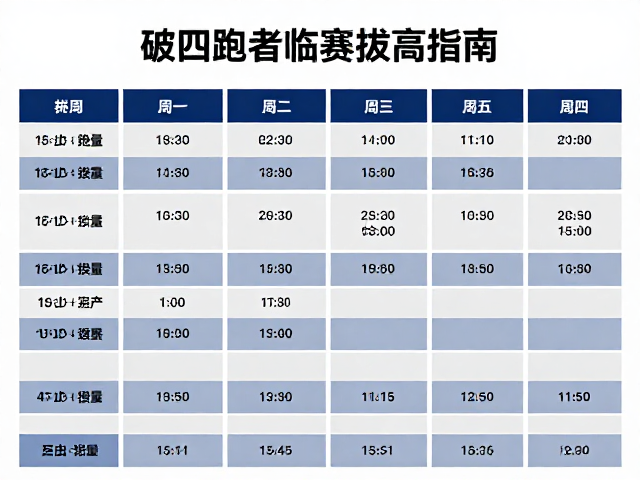 破四跑者临赛拔高指南,如何科学安排LSD长距离慢跑