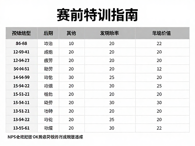 赛前特训指南,结合近期成绩换算,助PB跑者科学备赛