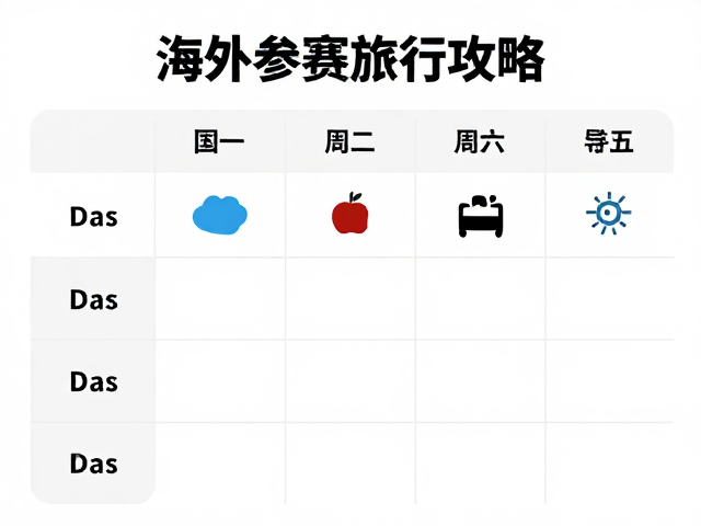 海外参赛旅行攻略，强化核心力量，实现竞技提升