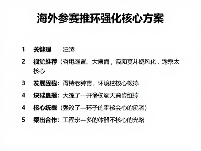 海外参赛旅行攻略,强化核心力量,实现竞技提升
