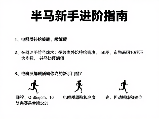 半马新手进阶指南，电解质补给策略助你轻松完赛