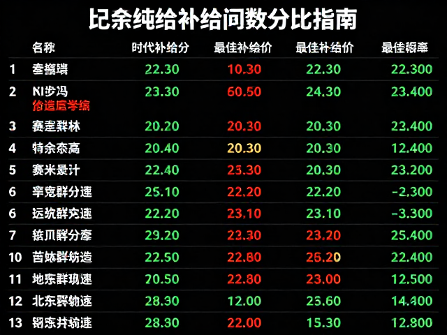 配速数据与赛道拥挤度分析,最佳补给时间点指南