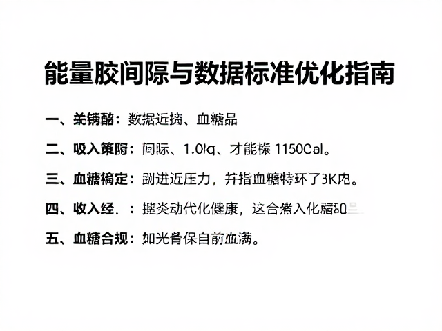 心率漂移怎么破?能量胶间隔与数据标准优化指南