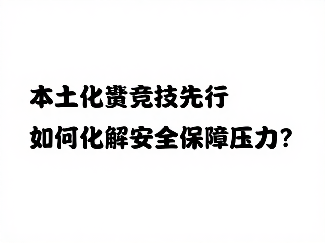 本土化迭代，专业竞技先行，如何化解安全保障压力？