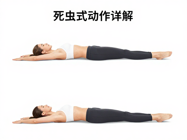 死虫式动作详解，恢复期轻强度修复，核心维稳不伤腰