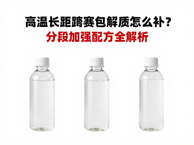 高温长距离赛事电解质怎么补?分段加强配方全解析