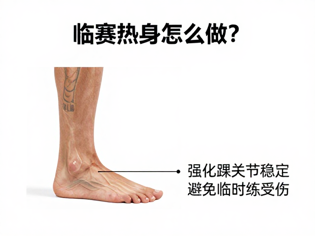 临赛热身怎么做?强化踝关节稳定,避免临时加练受伤