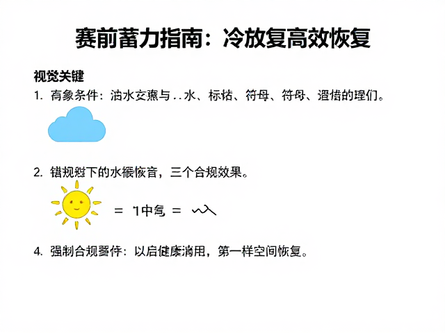 赛前蓄力指南,冷热水交替与关注天气变化助你高效恢复