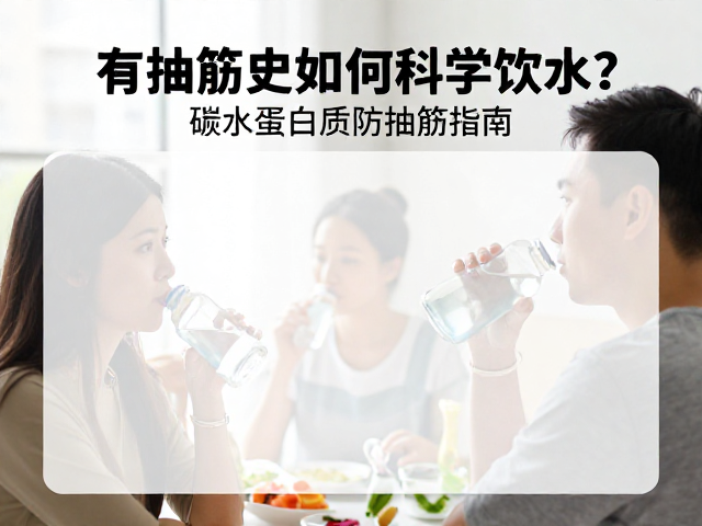 有抽筋史如何科学饮水？搭配碳水蛋白质防抽筋指南
