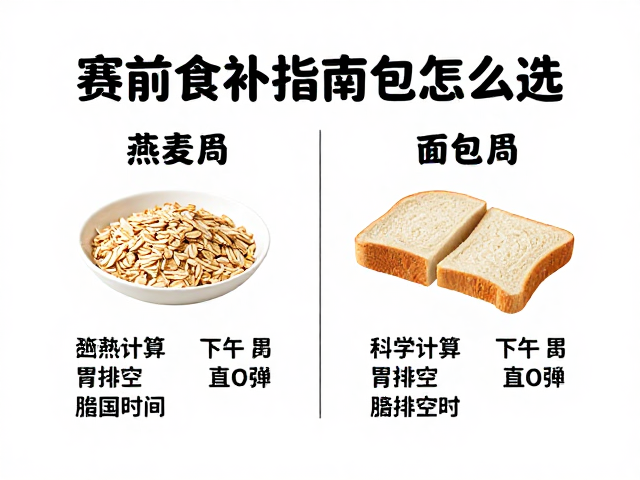 赛前食补指南，燕麦与面包怎么选？科学计算胃排空时间