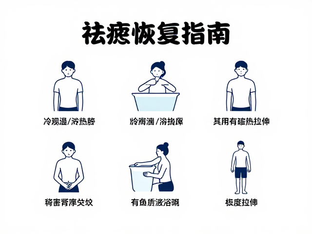 祛疲恢复指南,冷热交替浴搭配避免过度拉伸的科学方法