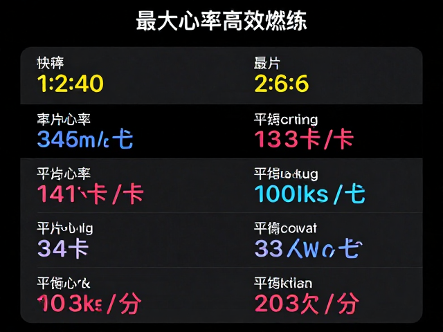 快慢切换控总训练量,如何精准计算最大心率高效燃脂