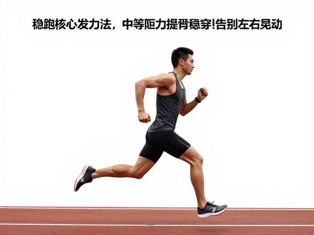 稳跑核心发力法,中等阻力提升跑姿稳定性,告别左右晃动