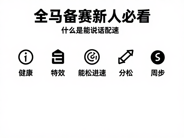 全马备赛新人必看，掌握能说话配速，轻松进阶马拉松