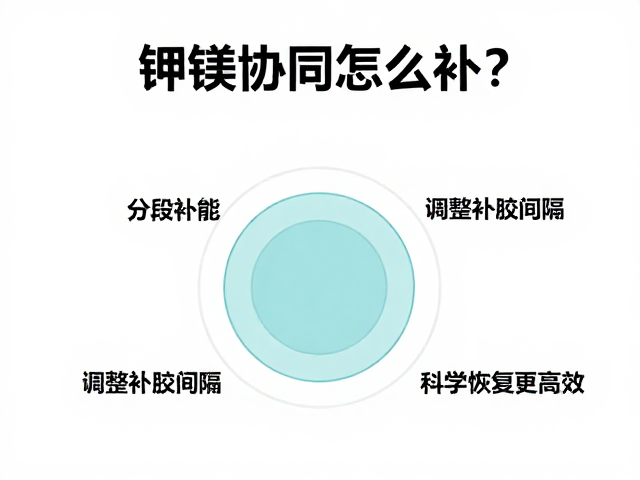 钾镁协同怎么补？分段补能，调整补胶间隔，科学恢复更高效