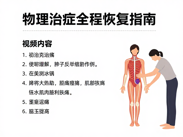 物理治疗全程恢复指南,科学缓解肌肉酸痛,加速康复