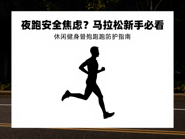 夜跑安全焦虑?马拉松新手必看,休闲健身跑防护指南