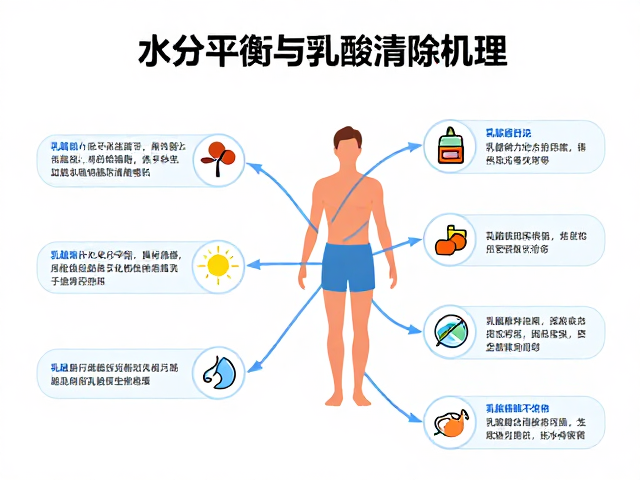长跑后乳酸堆积？揭秘水分平衡与乳酸清除机理，助你快速恢复