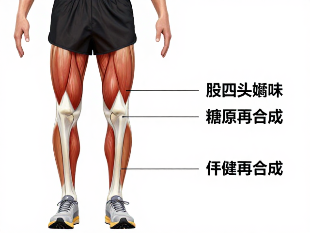长跑股四头肌缓冲与糖原再合成,科学训练提升耐力