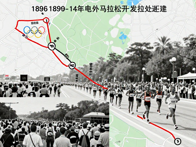 1896年奥运马拉松诞生,海外发展下的沿线景观展示与历史回响
