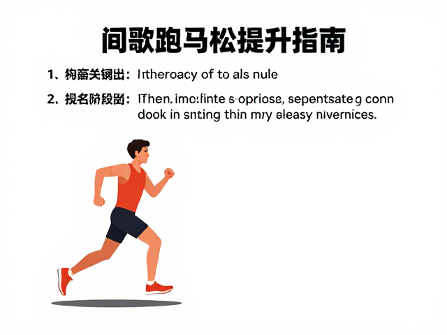 有氧强化,间歇跑,马拉松配速提升指南