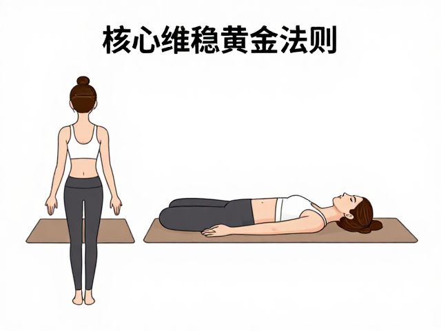 瑜伽垫上的骨盆控制评估,核心维稳黄金法则