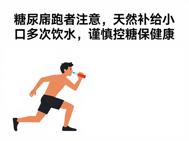 糖尿病跑者注意,天然补给需小口多次饮用,谨慎控糖保健康