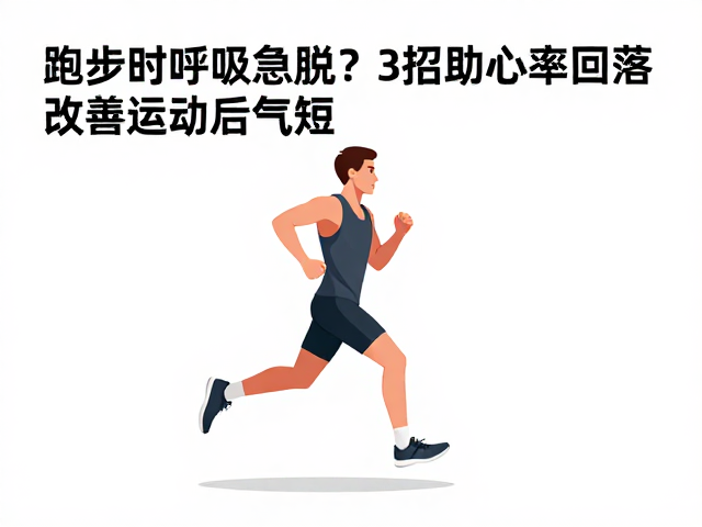 跑步时呼吸急促？3招助心率回落，改善运动后气短