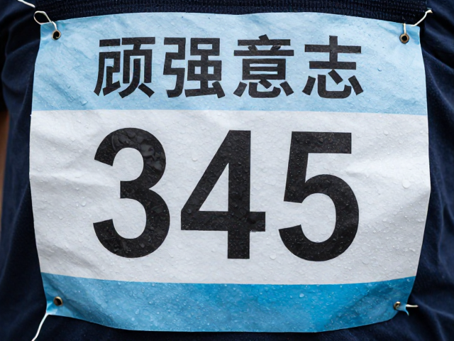 以顽强意志诠释号码布，探寻跑步精神内核