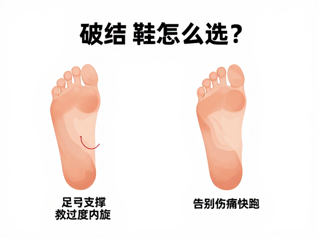 破绩跑鞋怎么选?足弓支撑救过度内旋,告别伤痛快跑