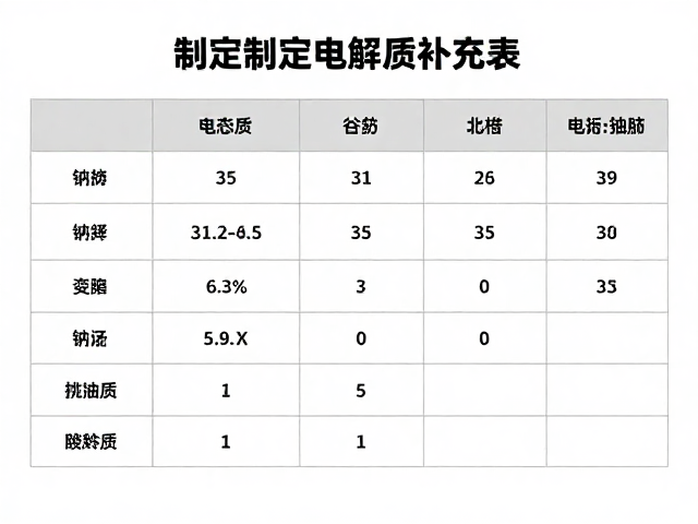 高出汗率跑者如何制定电解质补充表?科学配比防抽筋