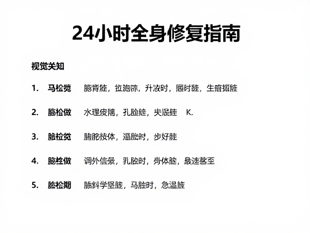 马拉松赛后24小时全身修复指南，科学康复知识全解析