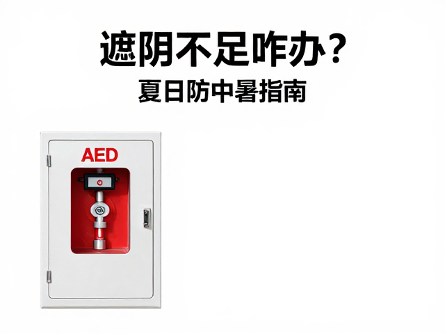 遮阴不足咋办?夏日防中暑指南,AED设备配置建议