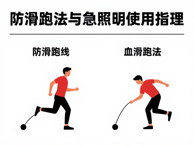 官方公众号提醒，防滑跑法与应急照明使用指南