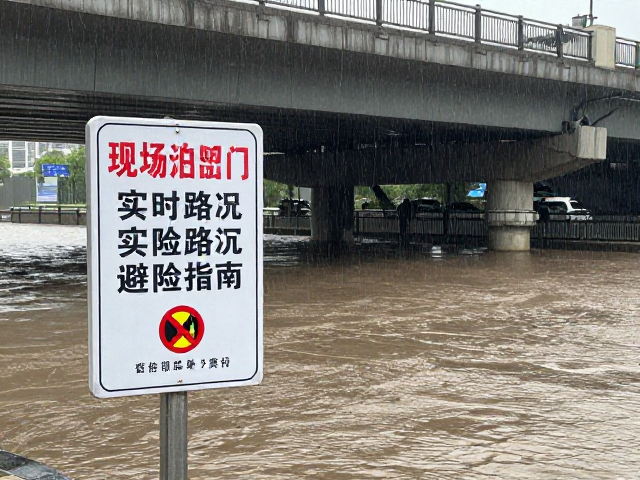 雨天桥下易涝点现场广播通知,实时路况与避险指南