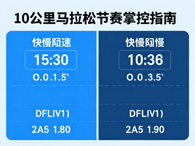 快慢切换,10公里马拉松比赛配速执行与节奏掌控指南