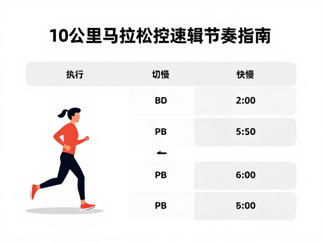 快慢切换，10公里马拉松比赛配速执行与节奏掌控指南