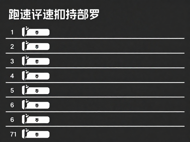 多组递进配速跑,提速节奏与膝盖跟腱保护指南