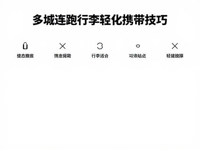 连跑稳态指南,多城连跑行李轻量化携带技巧,轻松应对高强度赛事