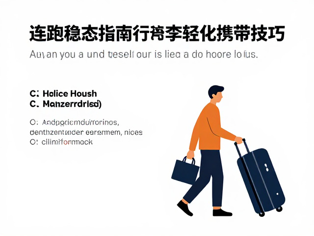 连跑稳态指南,多城连跑行李轻量化携带技巧,轻松应对高强度赛事