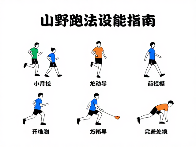 山野跑法训练营,户外探险人群必备技能指南