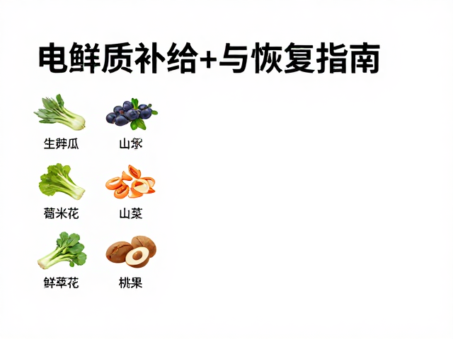 运动康复师,心率平稳下的电解质补给与恢复指南